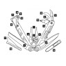 Мультитул LEATHERMAN SIGNAL BLACK & SILVER 832625